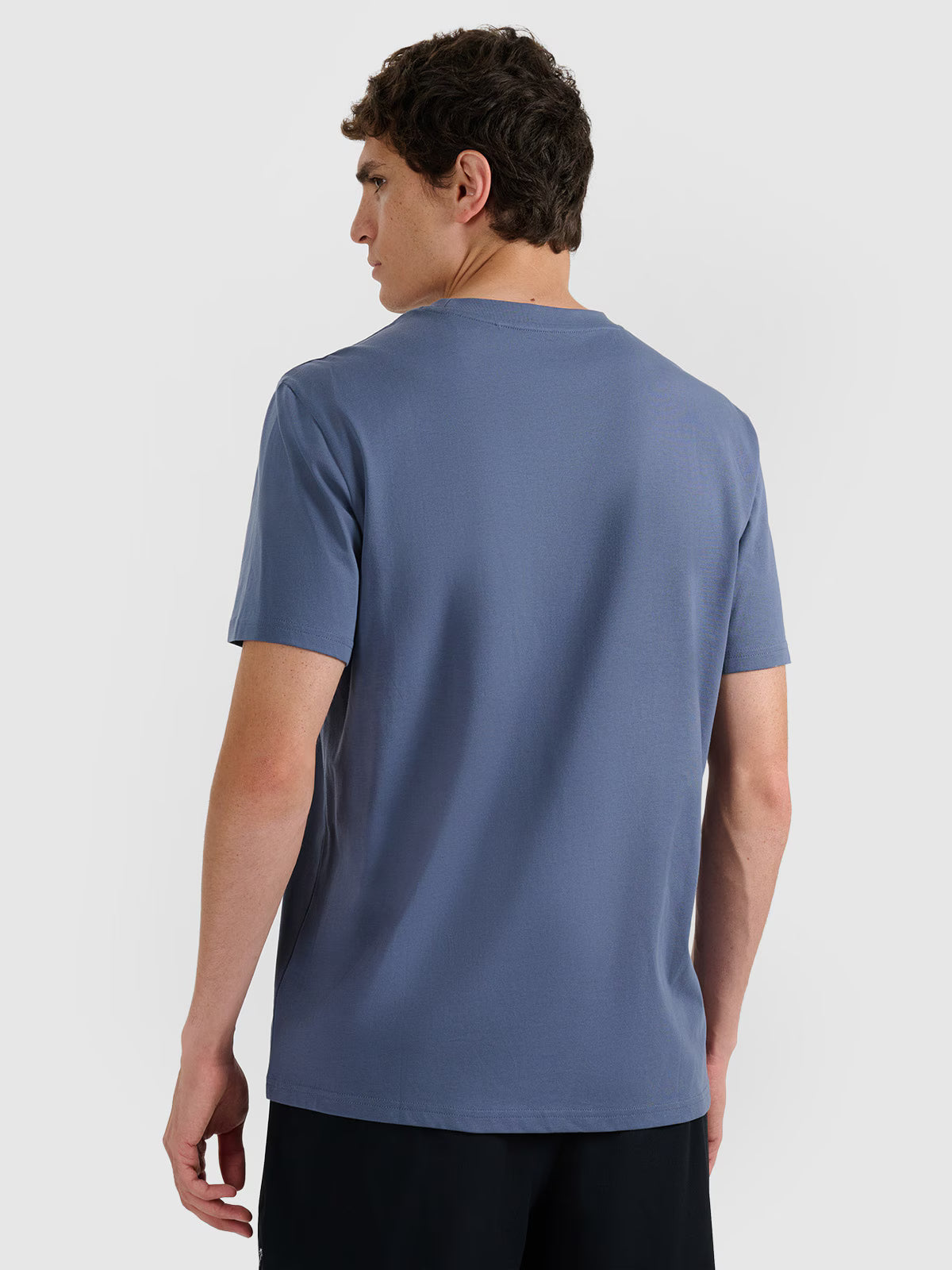 T-shirt regular gładki męski