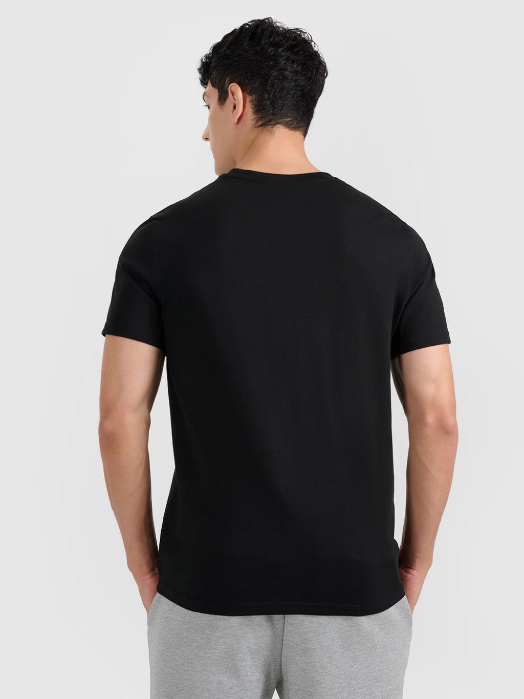 T-shirt regular z nadrukiem męski