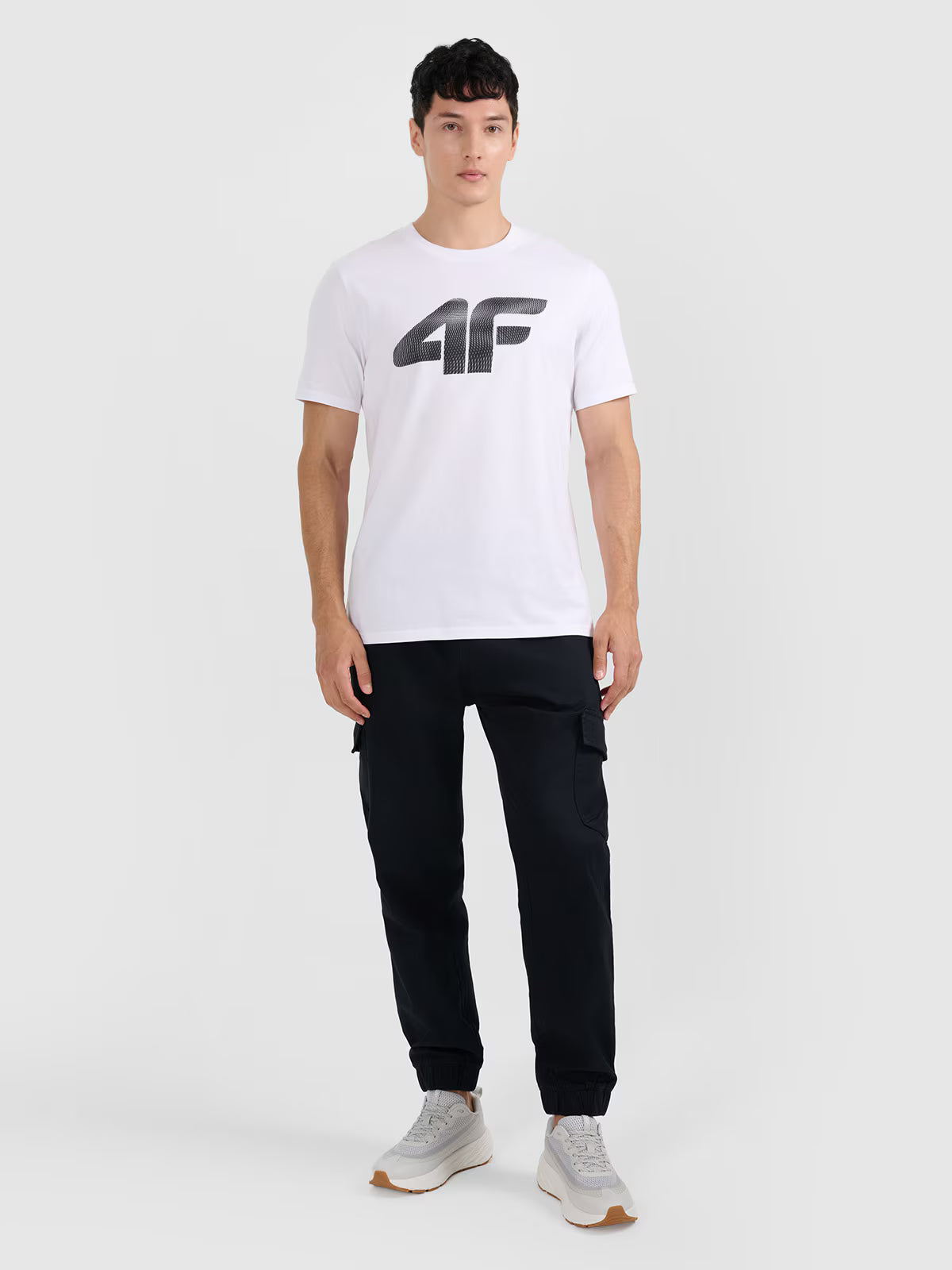 T-shirt regular z nadrukiem męski