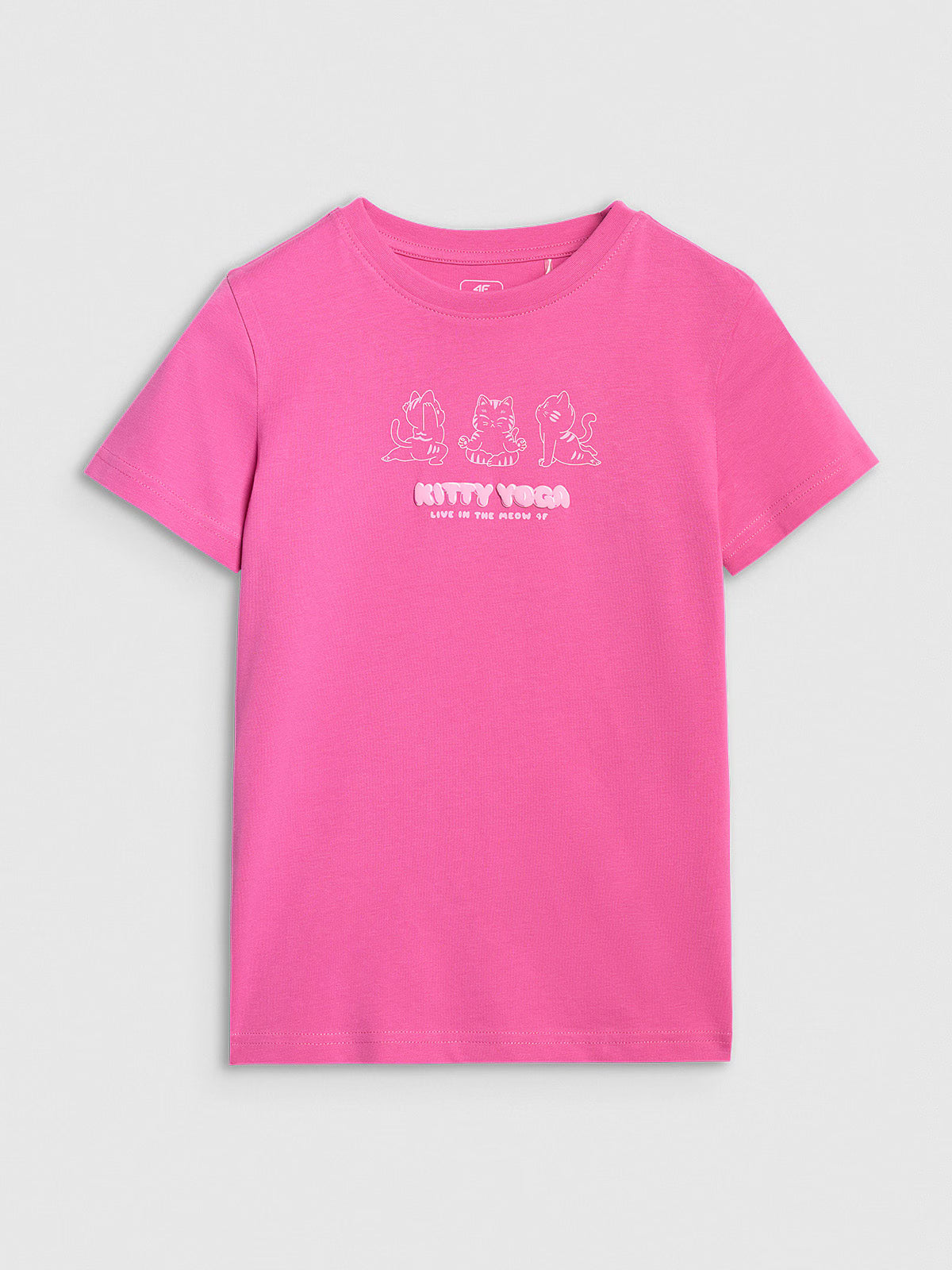 T-shirt regular z nadrukiem dziewczęcy