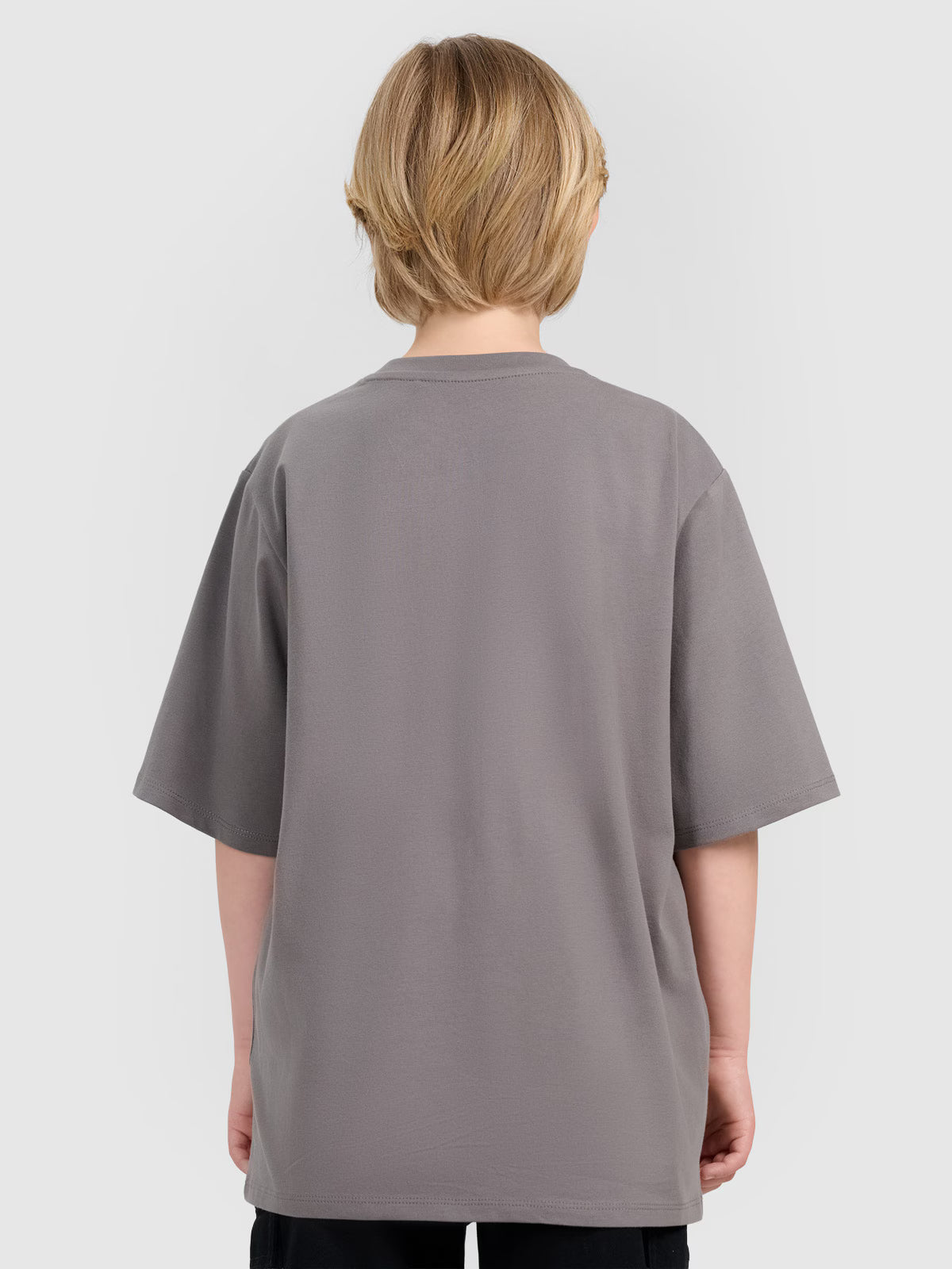 T-shirt oversize z nadrukiem chłopięcy
