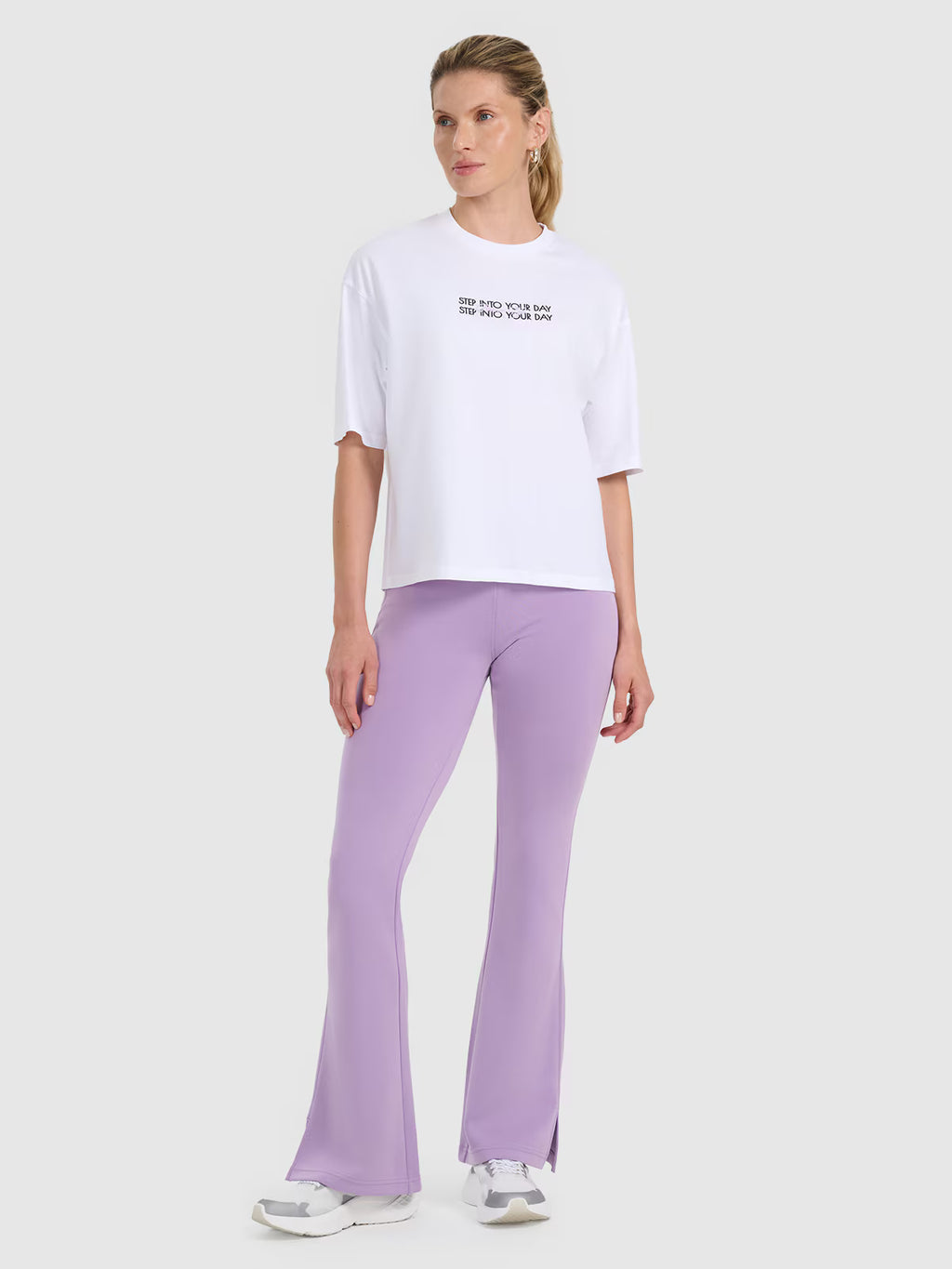 Legginsy z rozszerzanymi nogawkami damskie