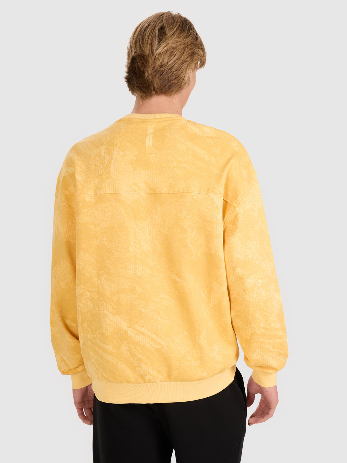 Bluza dresowa nierozpinana bez kaptura męska