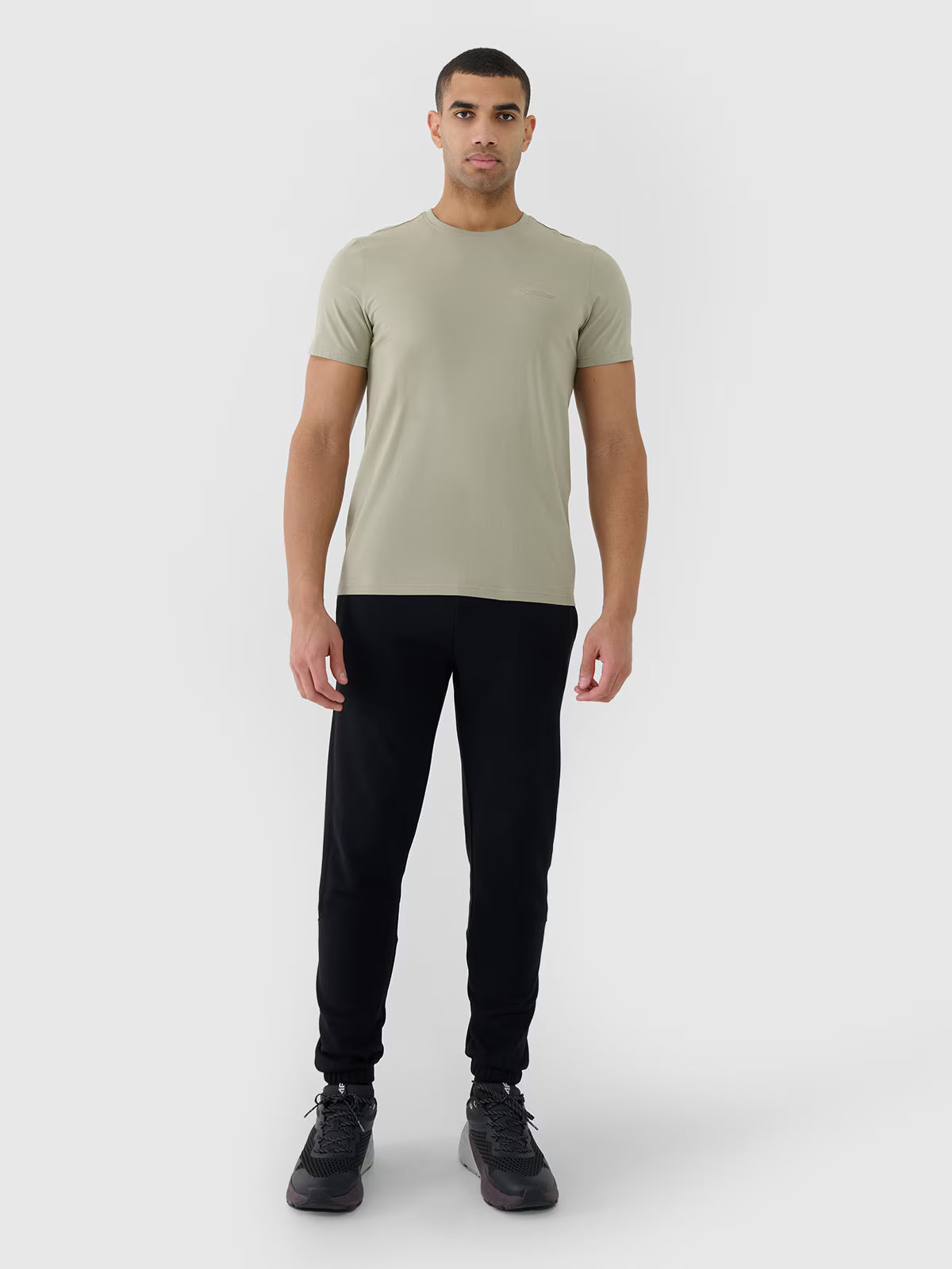 T-shirt regular gładki męski
