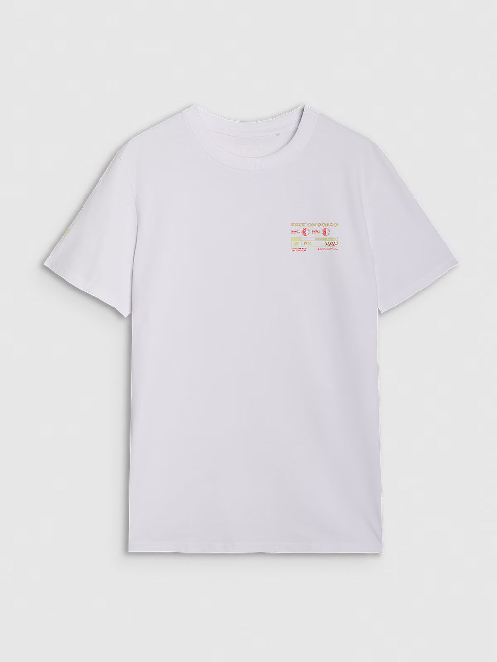 T-shirt regular z nadrukiem męski