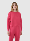 Bluza dresowa nierozpinana z modalem damska