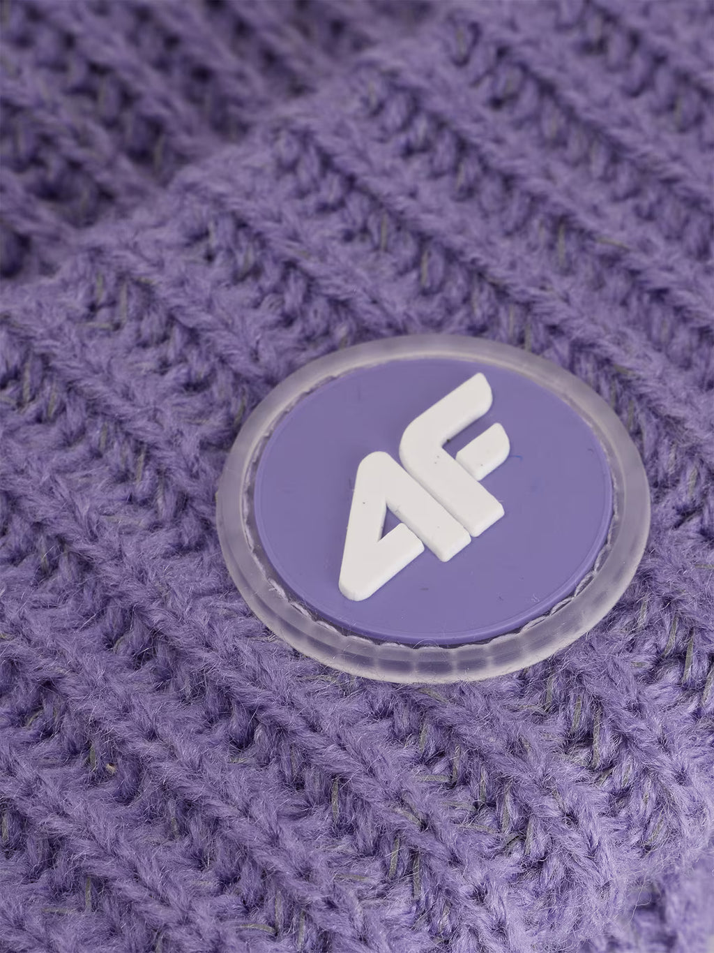 Czapka beanie odblaskowa dziewczęca