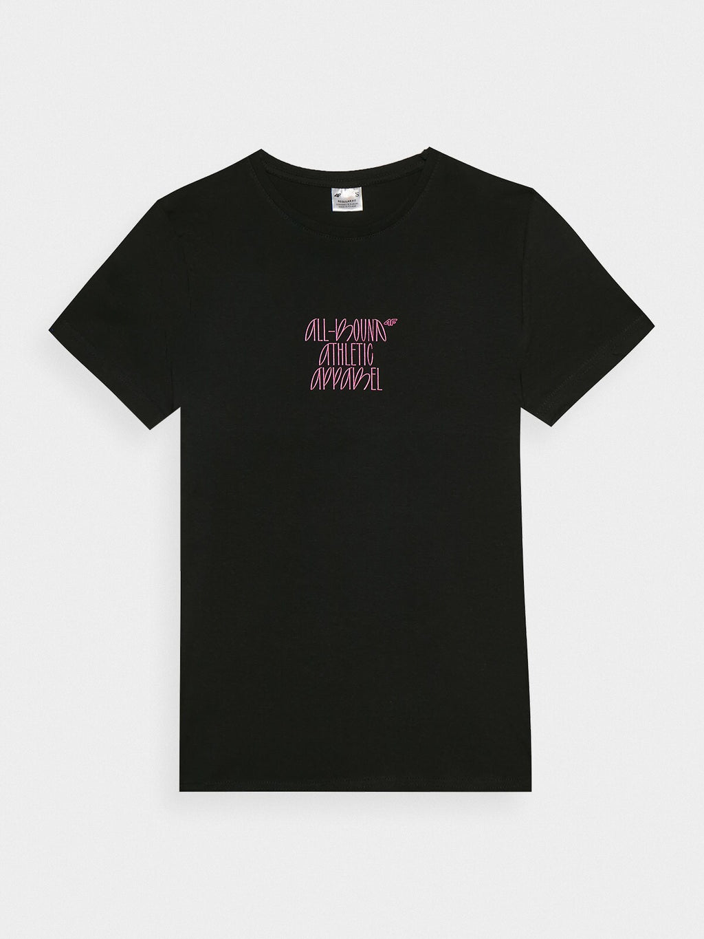 T-shirt slim z nadrukiem damski