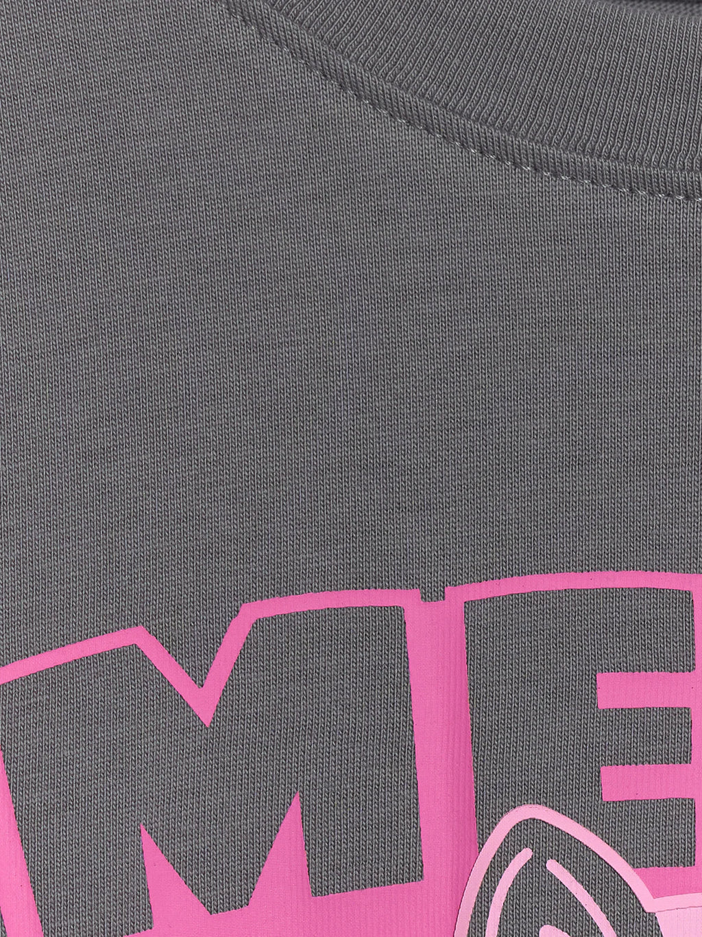 Longsleeve oversize z nadrukiem dziewczęcy