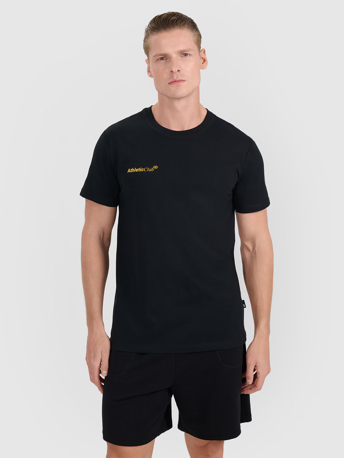 T-shirt regular z nadrukiem męski