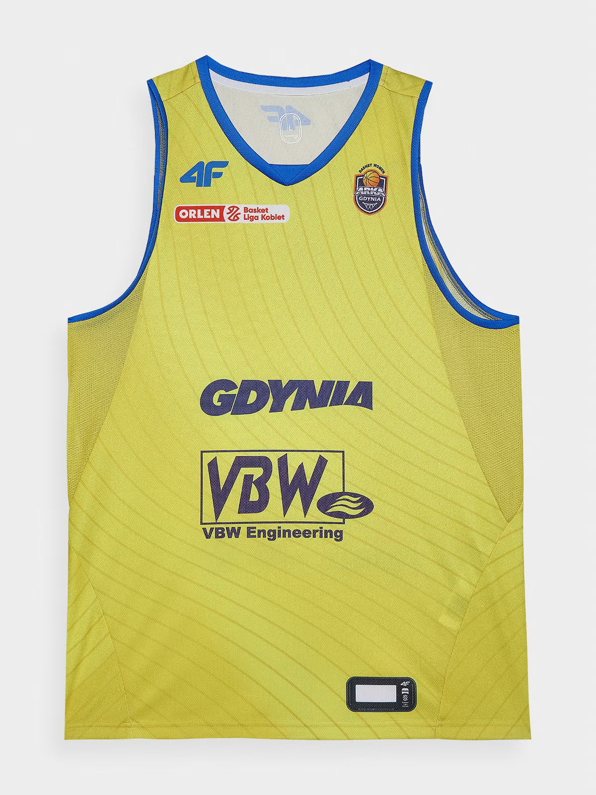 Tank top replika wyjazdowy z sezonu 2023/24 damski 4F x VBW Arka Gdynia