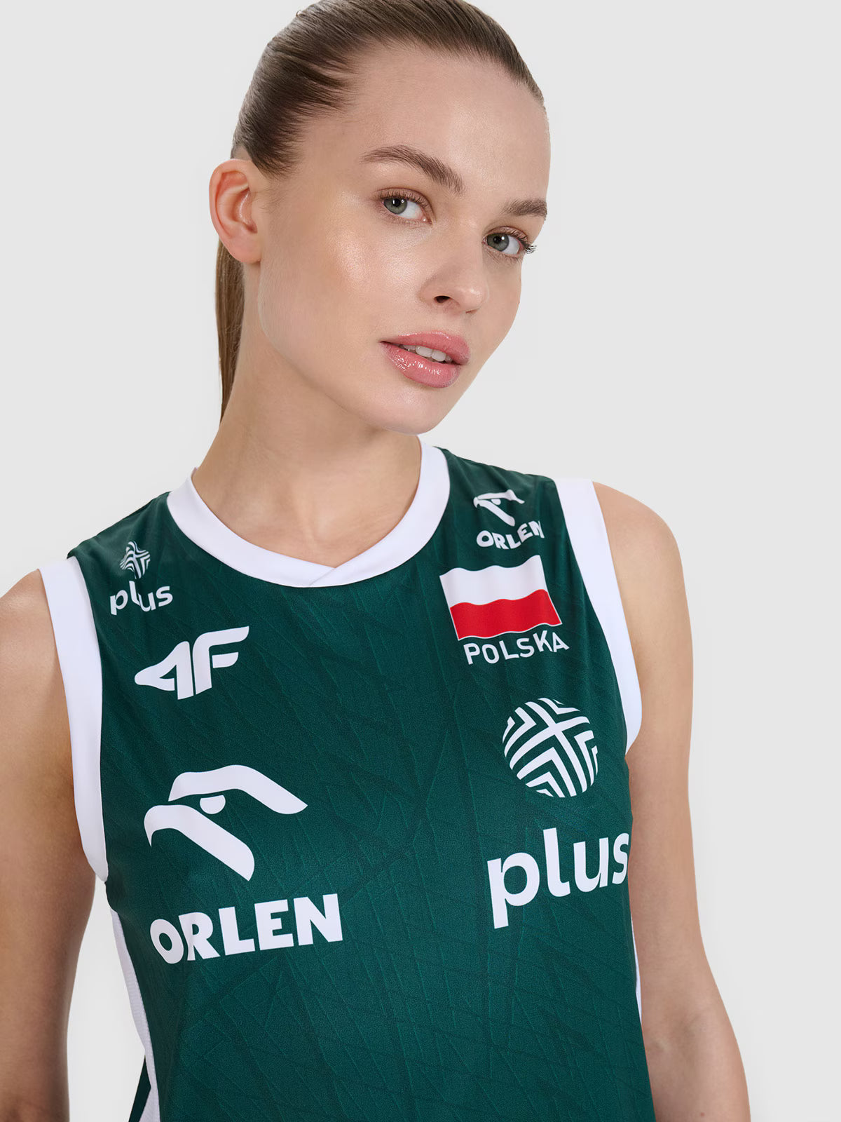 Koszulka meczowa replika wyjazdowa z możliwością personalizacji damska 4F x Polska Siatkówka