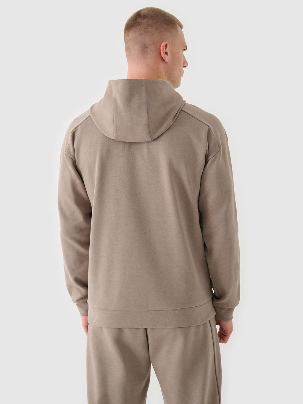 Bluza dresowa nierozpinana z kapturem męska