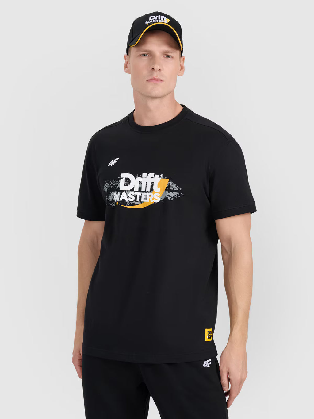 T-shirt regular z nadrukiem uniseks 4F x Drift Masters