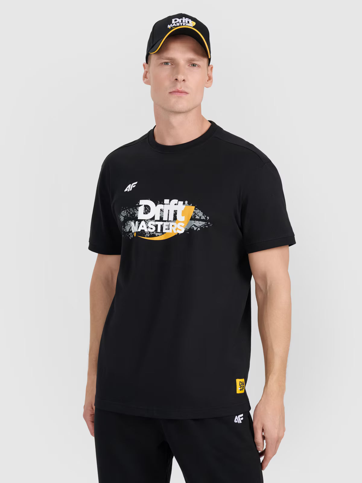T-shirt regular z nadrukiem uniseks 4F x Drift Masters