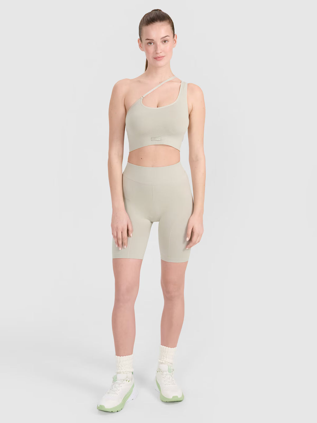 Legginsy kolarki bezszwowe treningowe damskie
