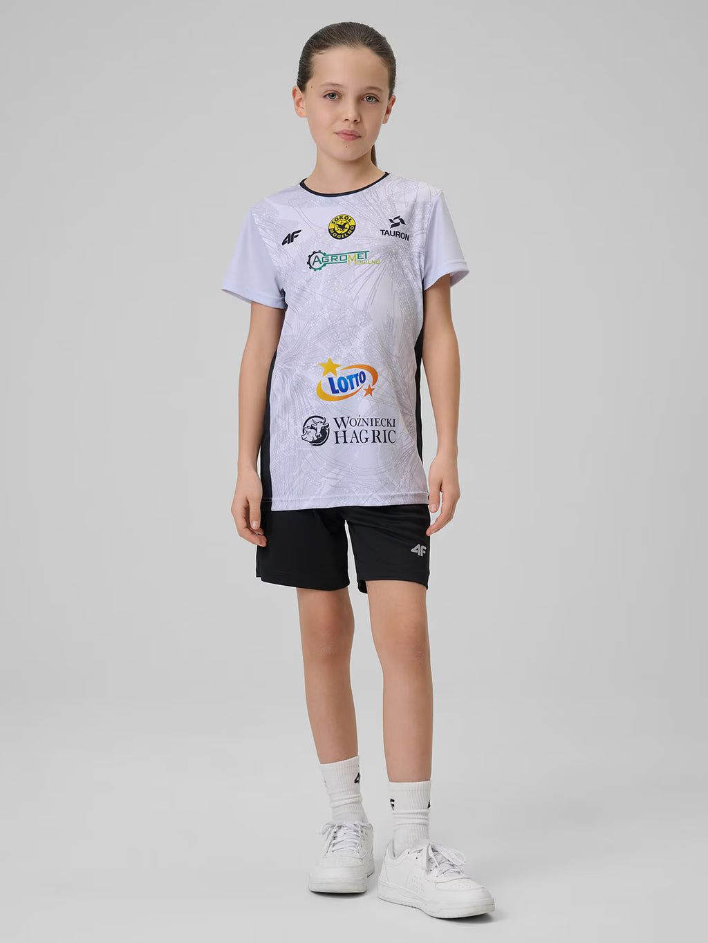 Koszulka meczowa replika domowa z sezonu 2025/26 dziecięca 4F x Sokół & Hagric Mogilno