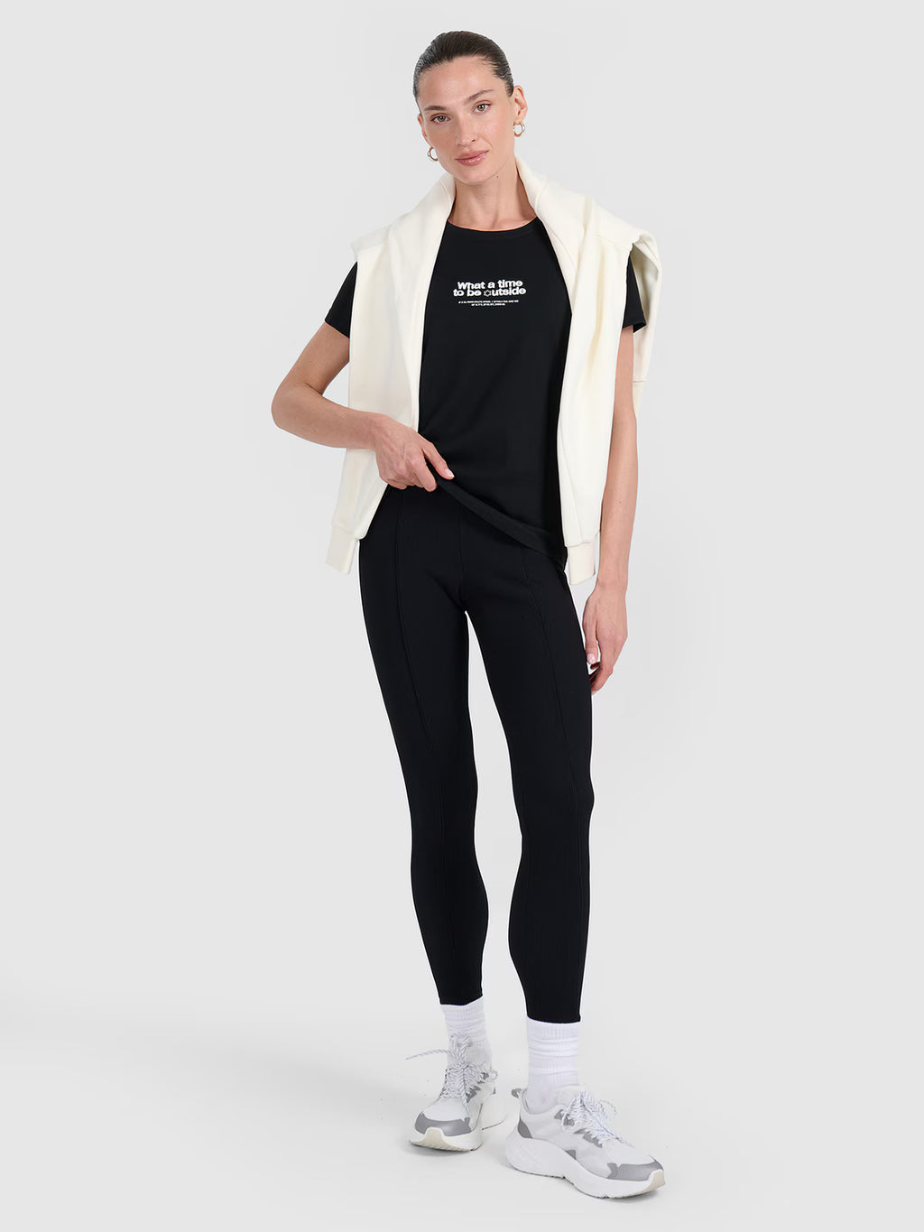 T-shirt regular z nadrukiem damski