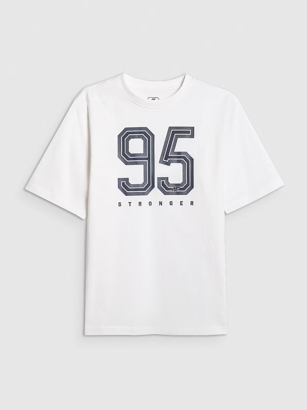 T-shirt loose z nadrukiem chłopięcy