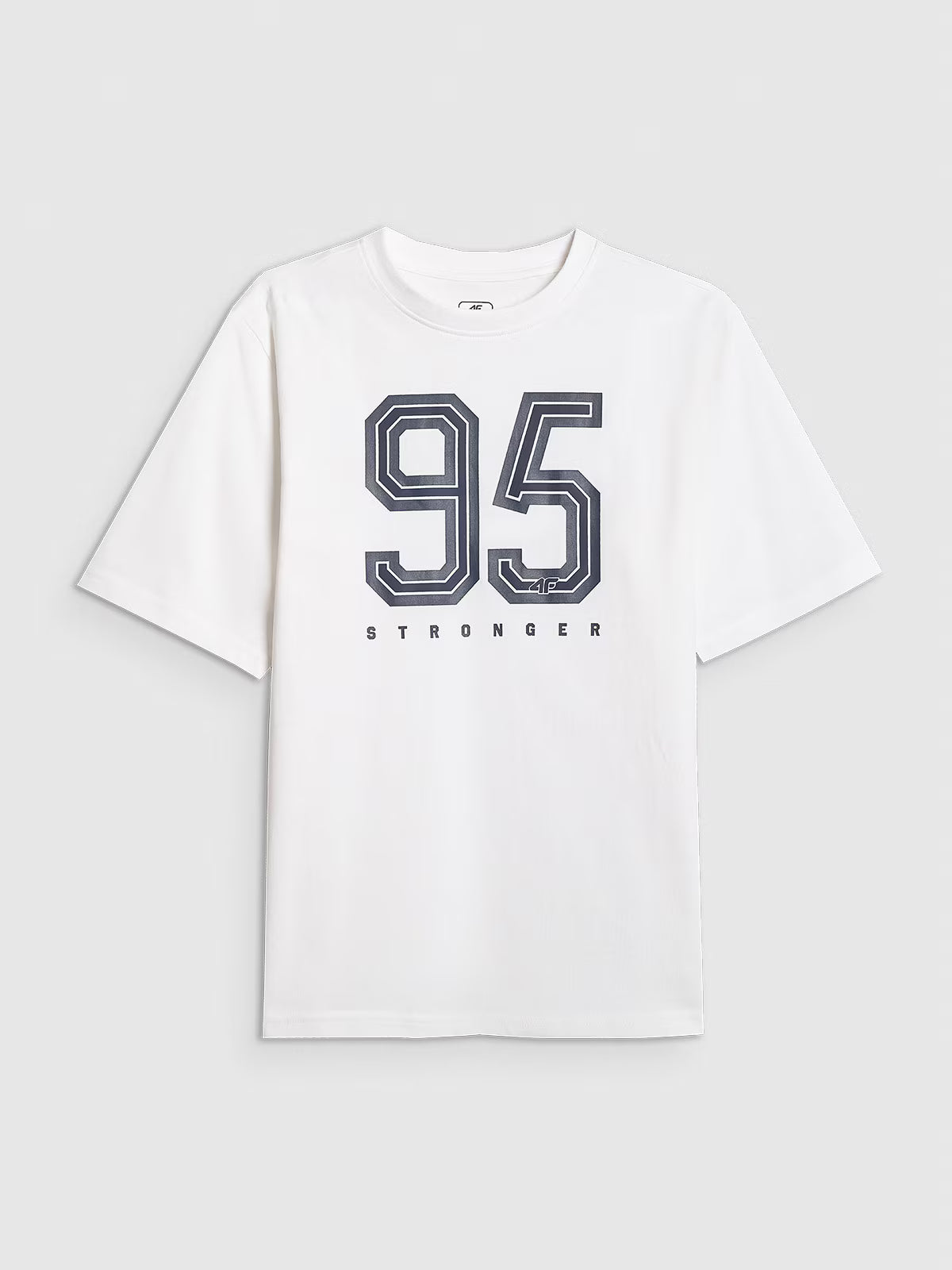 T-shirt loose z nadrukiem chłopięcy