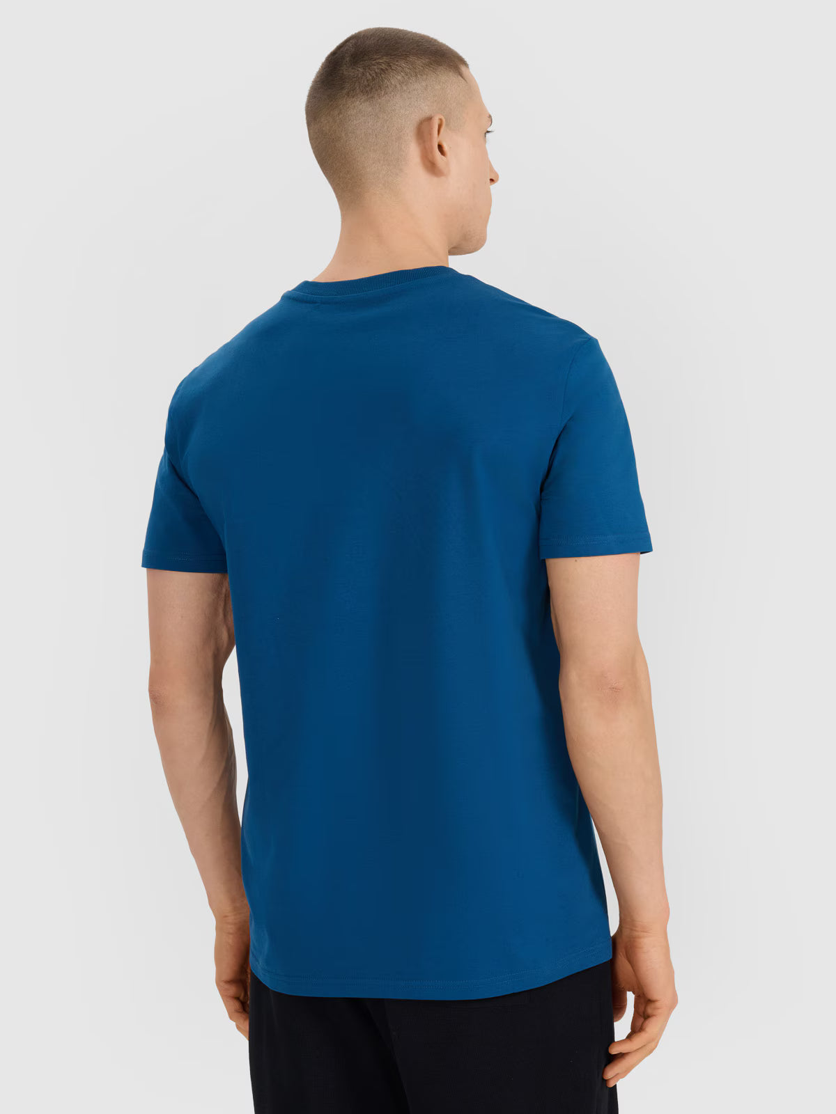 T-shirt regular z nadrukiem męski