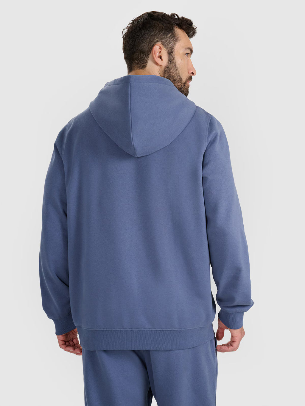 Bluza dresowa nierozpinana z kapturem męska