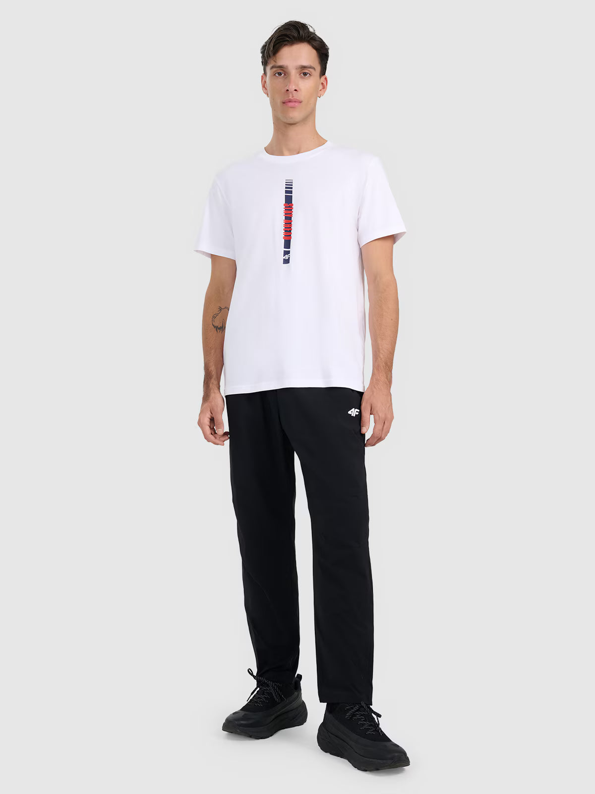 T-shirt regular z nadrukiem męski
