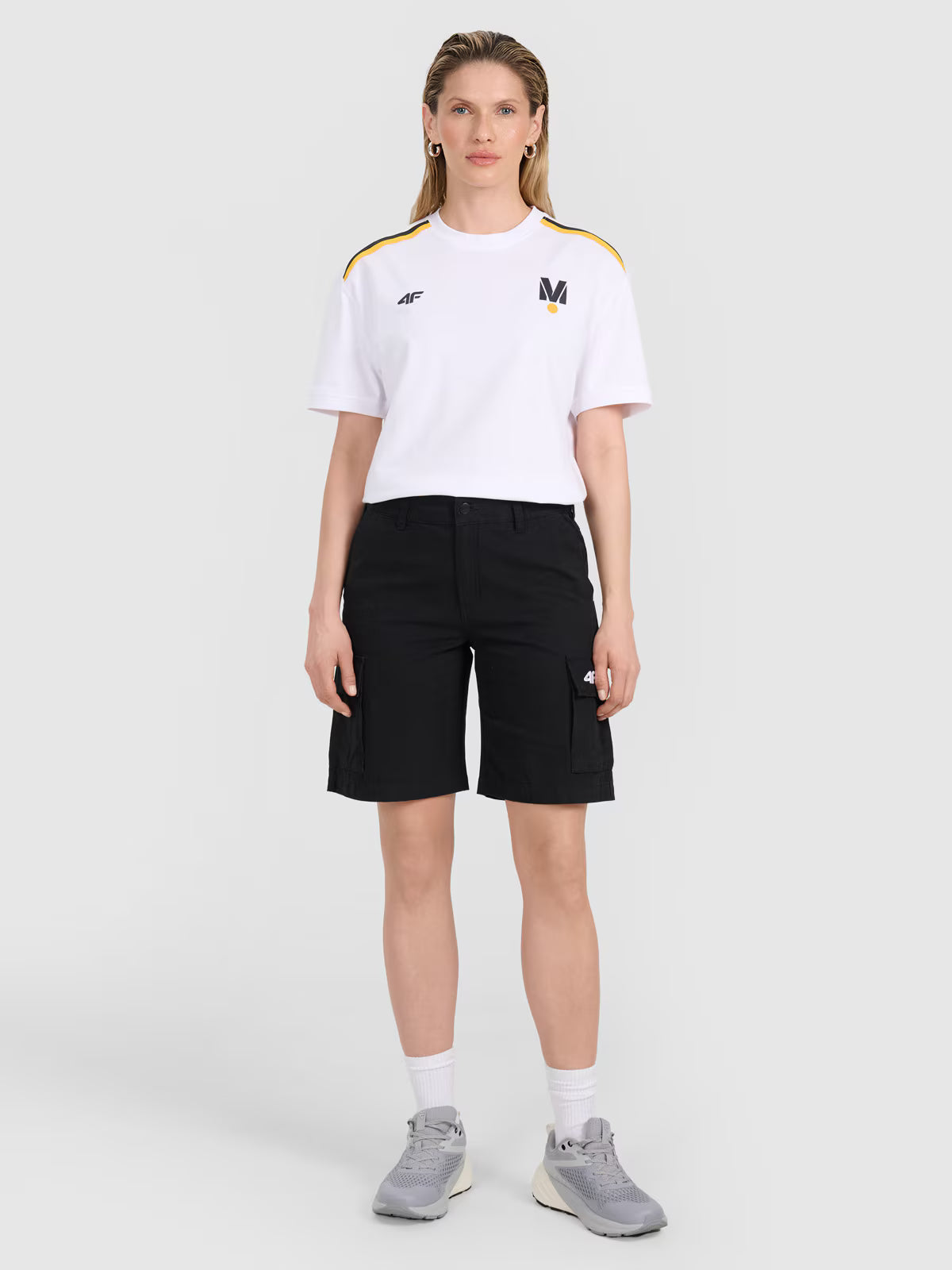 Spodenki casual cargo uniseks 4F x Drift Masters