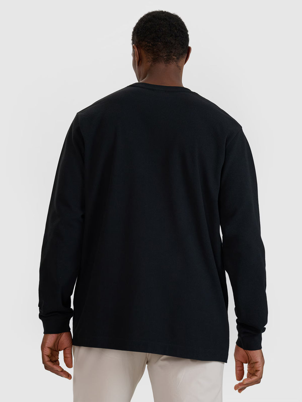 Longsleeve oversize z nadrukiem męski