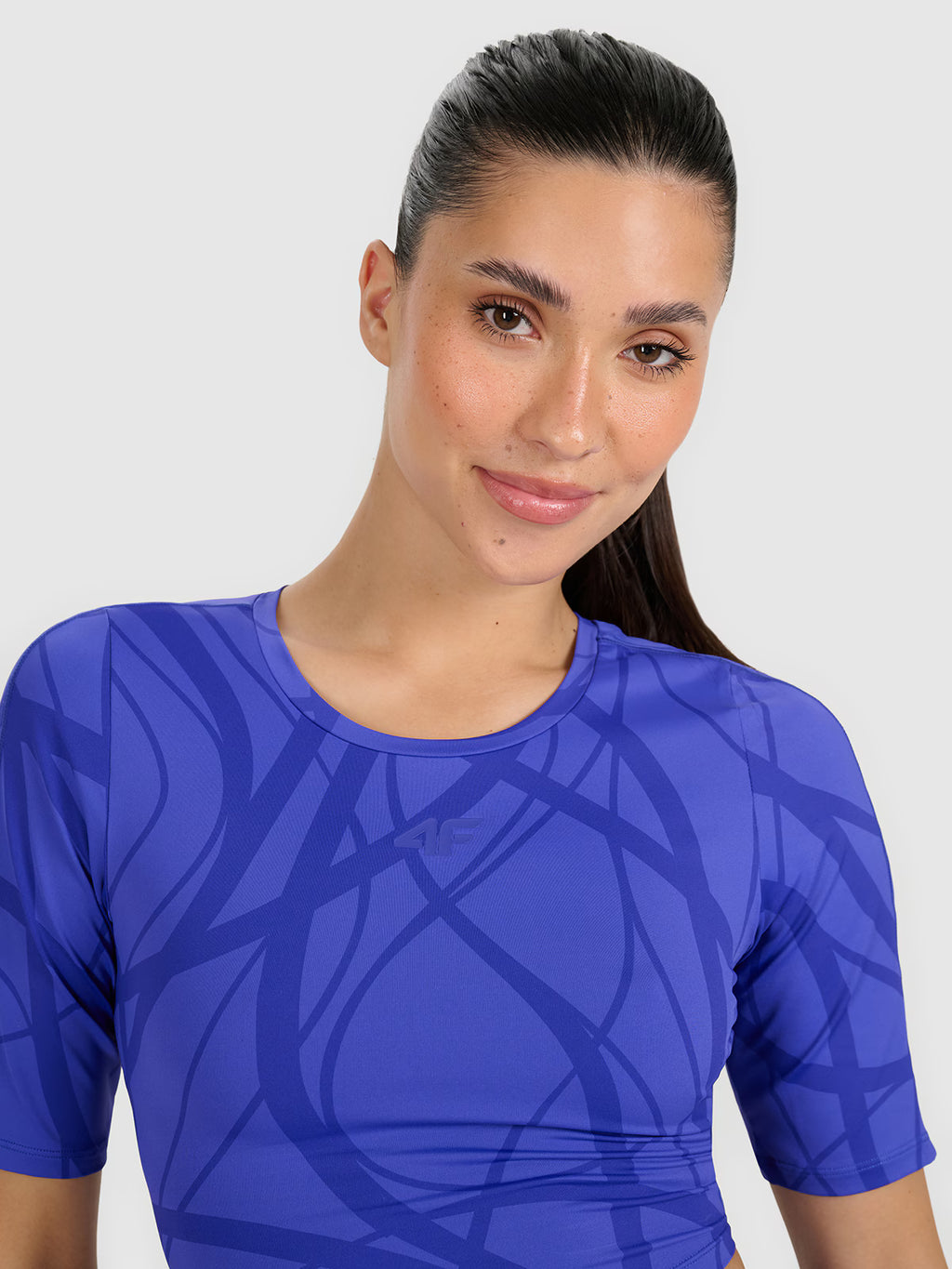 Crop-top treningowy szybkoschnący damski
