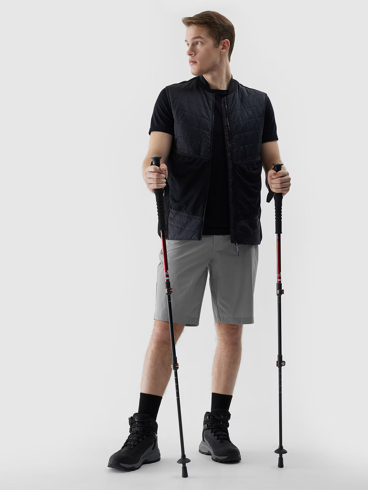 Bezrękawnik do biegania w terenie z wypełnieniem Primaloft Black Eco męski