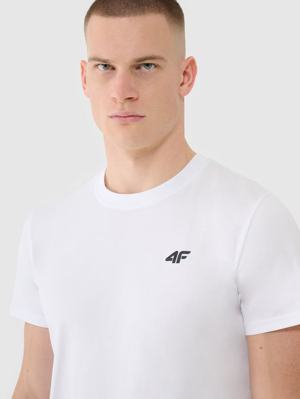 T-shirt regular gładki męski