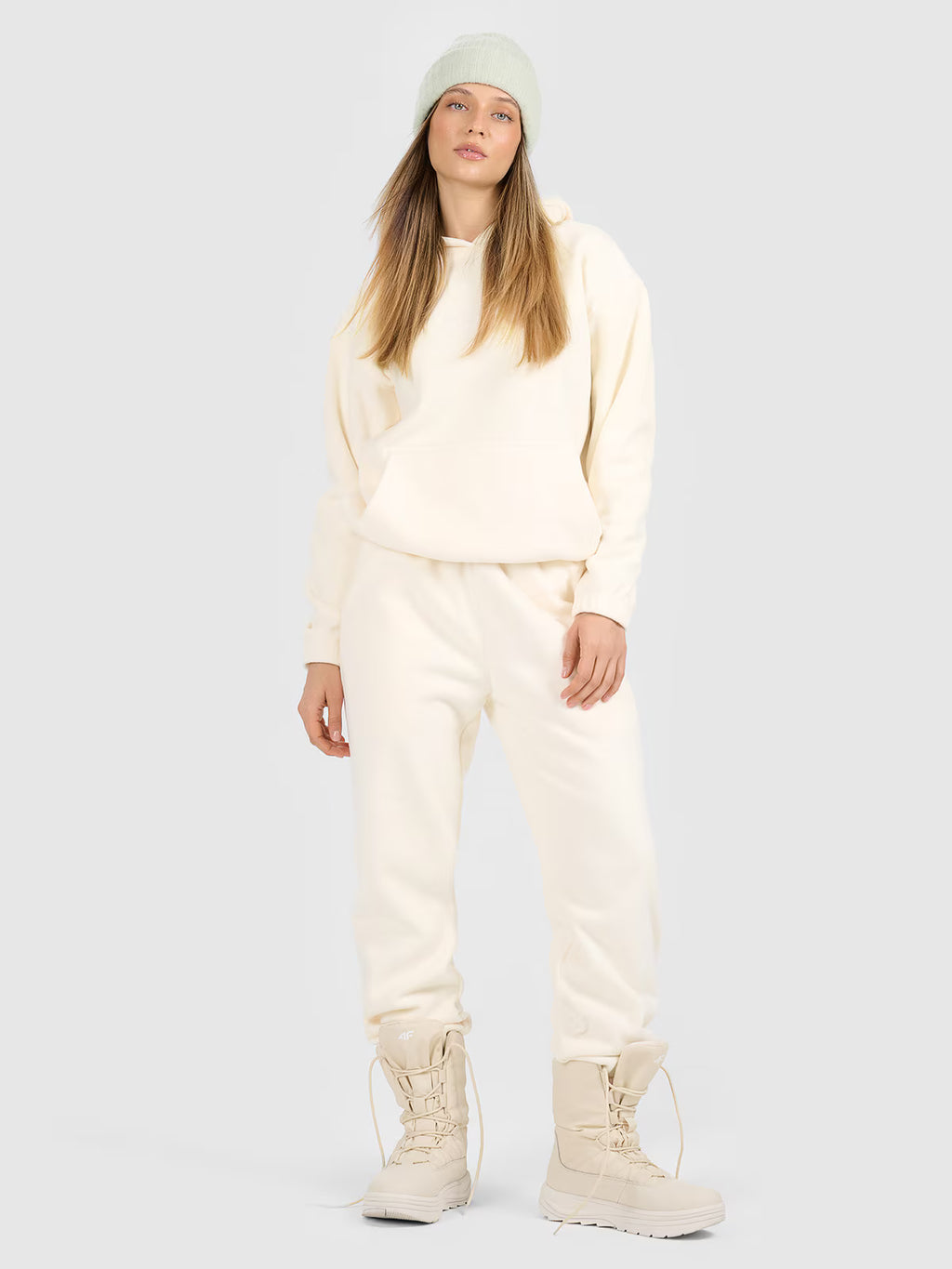 Polar loose z kapturem damski