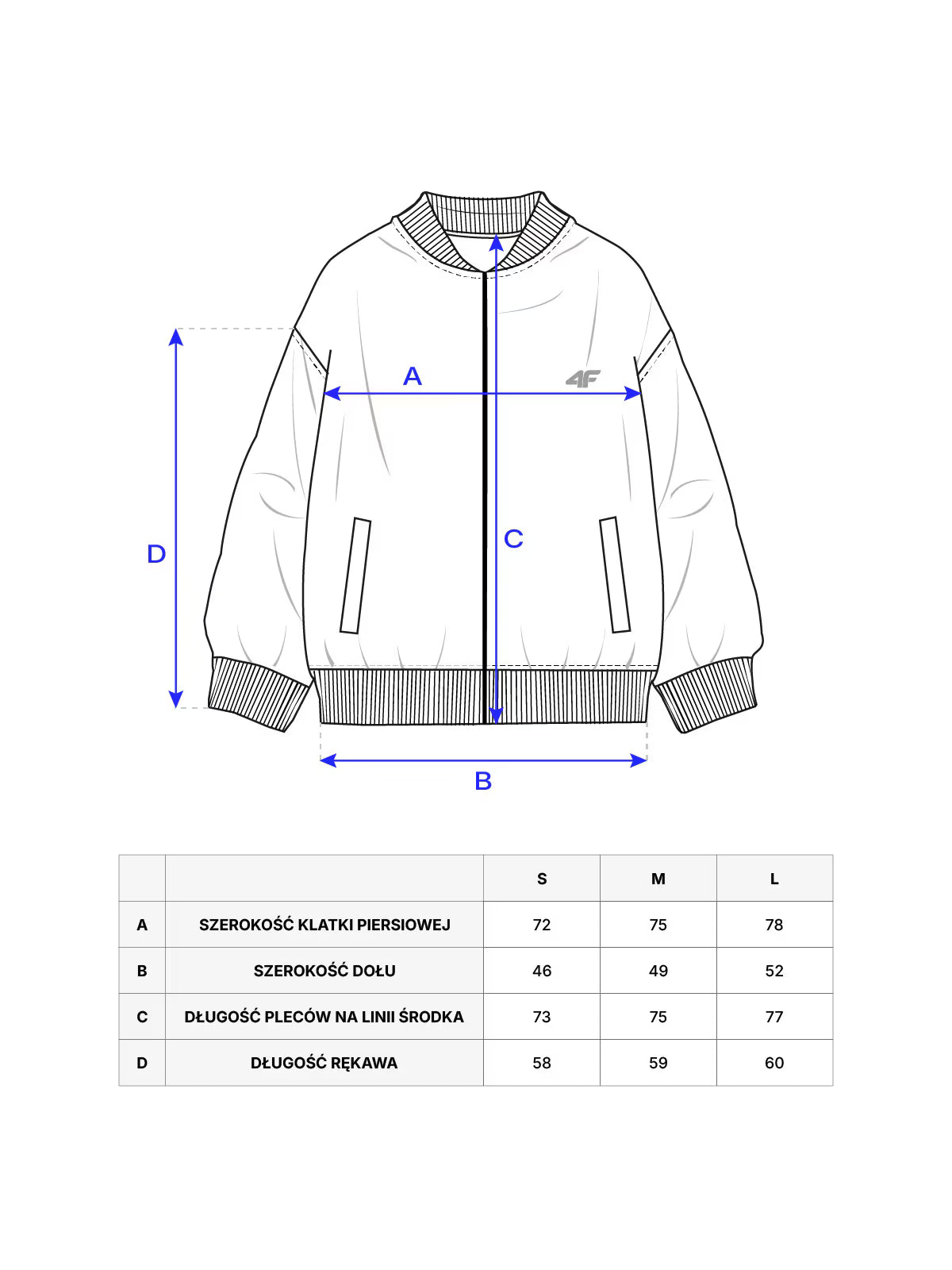 Bluza bomberka oversize męska 4F x Tomasz Fornal