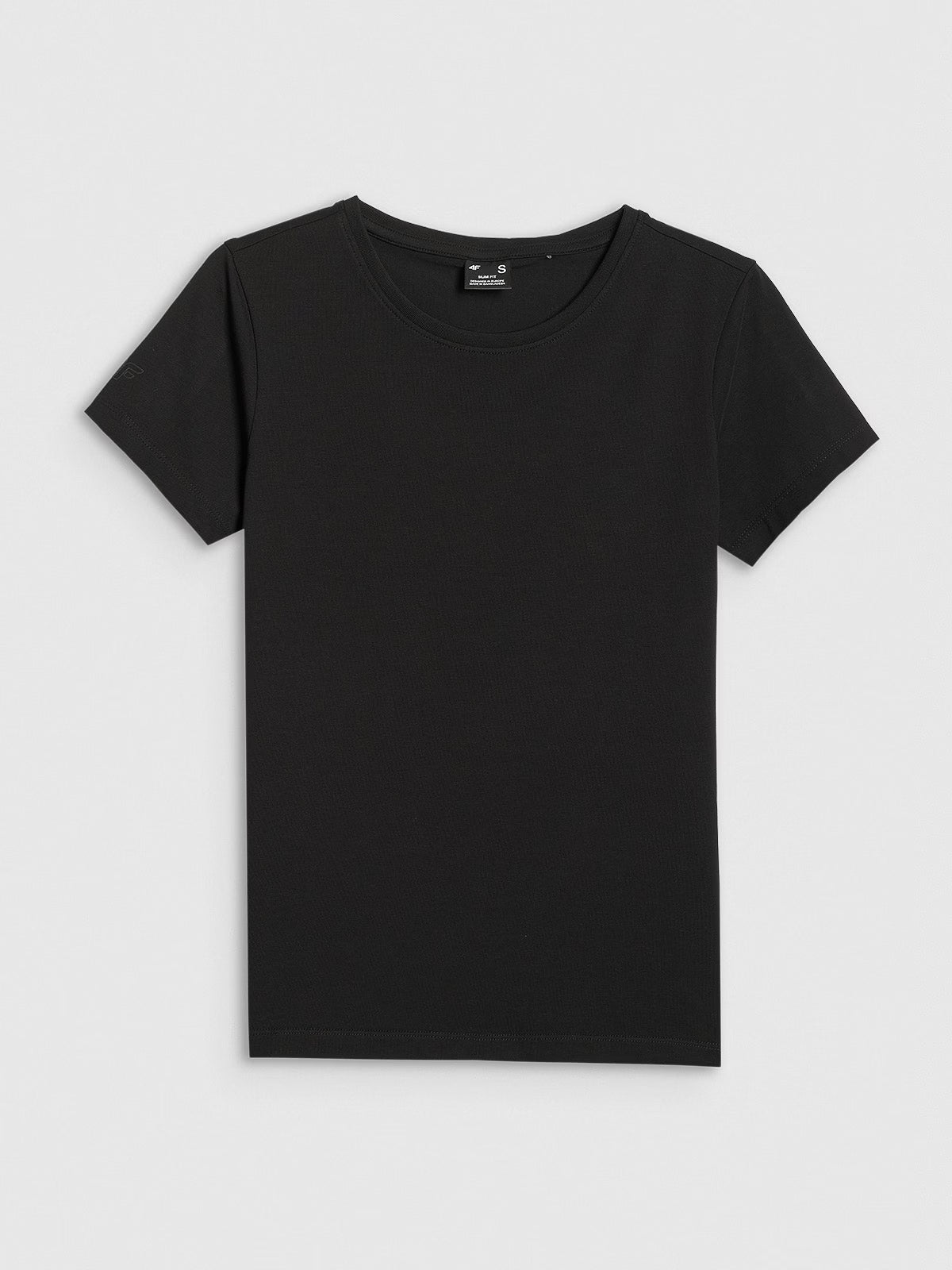 T-shirt slim gładki damski
