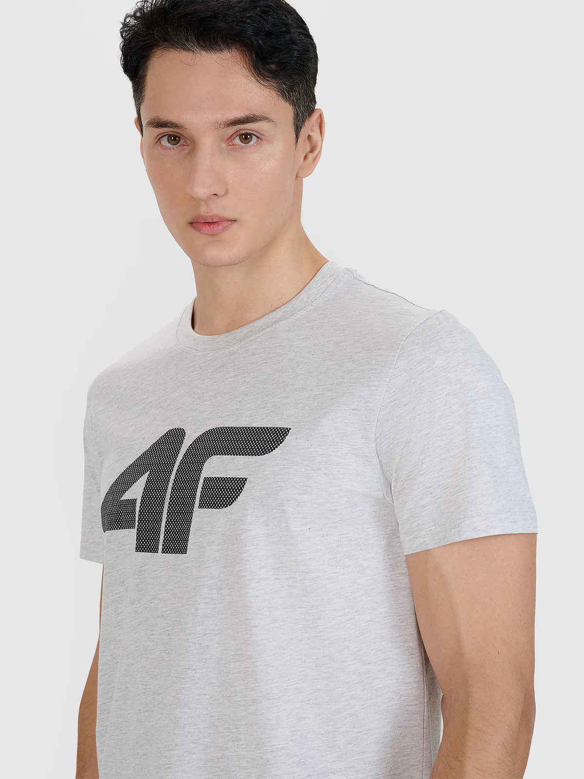 T-shirt regular z nadrukiem męski