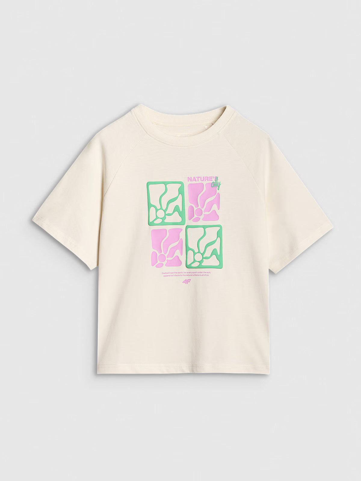T-shirt oversize z nadrukiem damski