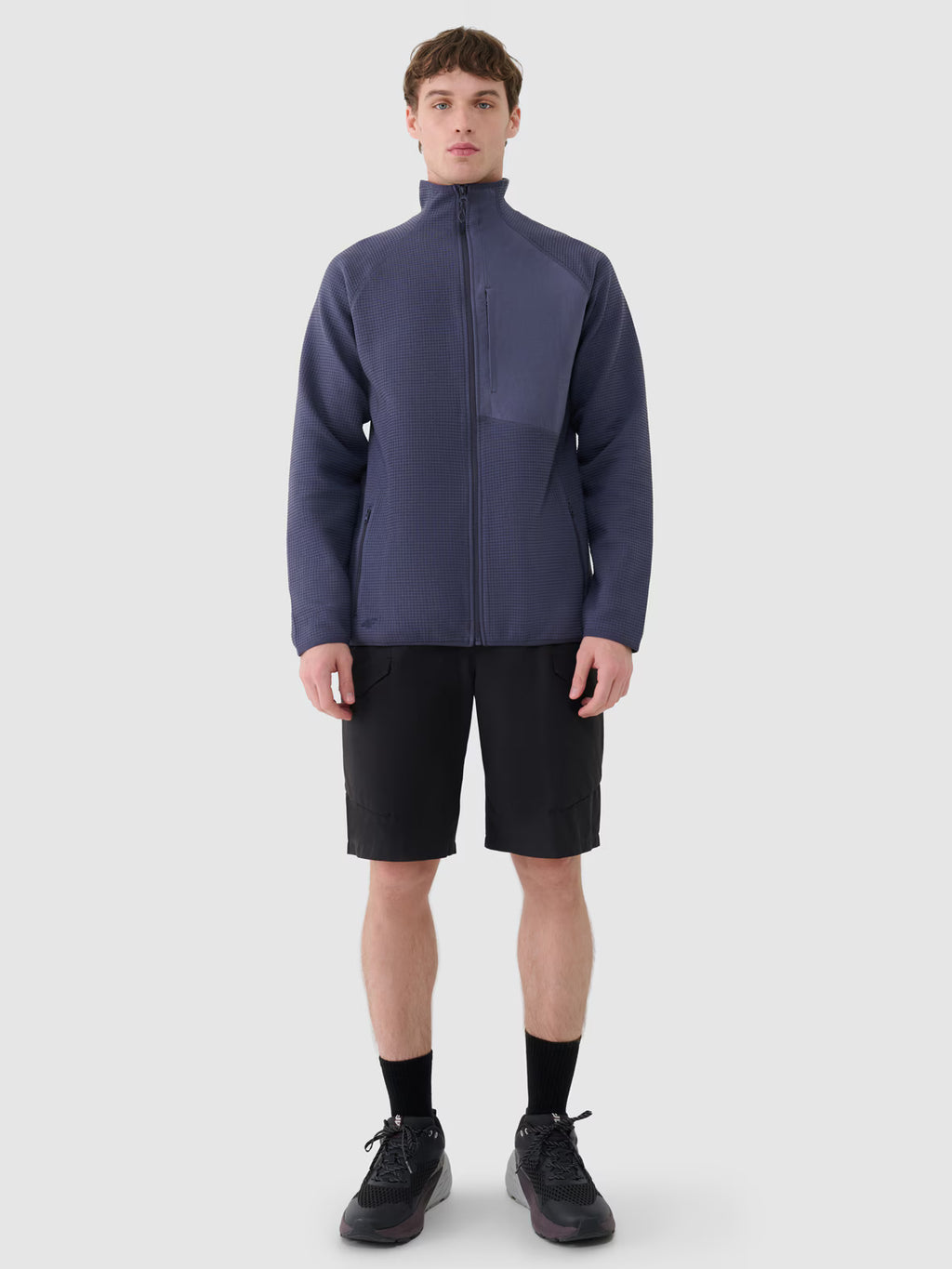 Bluza rozpinana bez kaptura męska