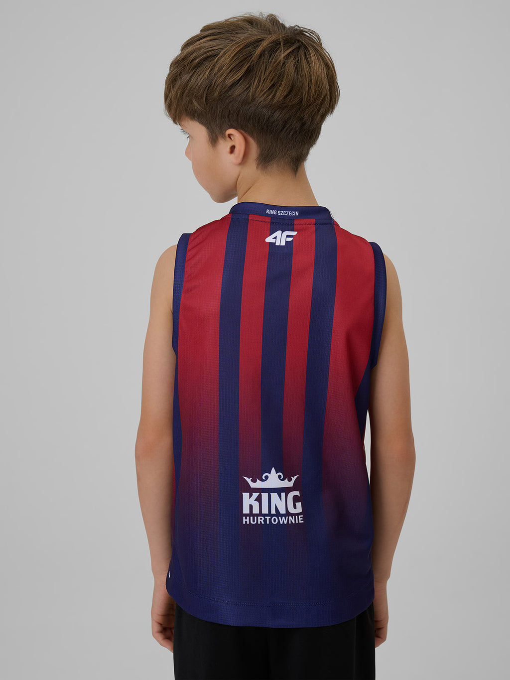 Koszulka meczowa replika wyjazdowa z sezonu 2025/26 dziecięca 4F x King Szczecin
