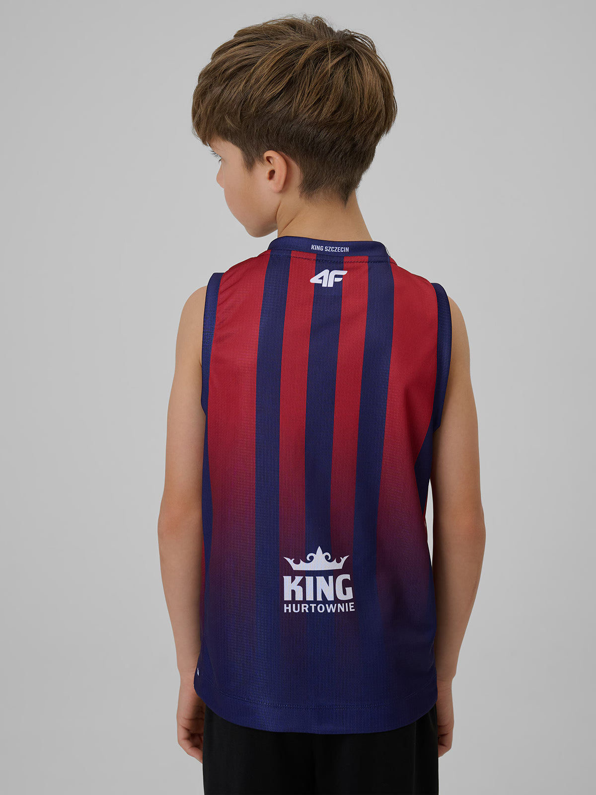 Koszulka meczowa replika wyjazdowa z sezonu 2025/26 dziecięca 4F x King Szczecin