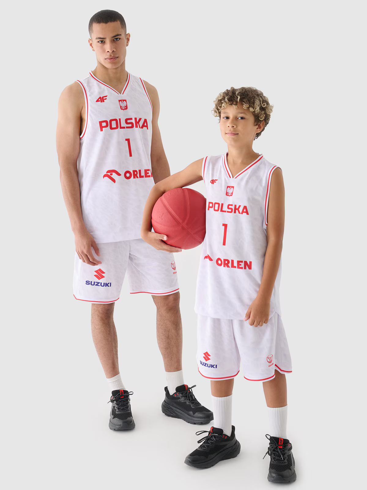 Koszulka reprezentacyjna dziecięca 4F x PZKOSZ 2024 - SOCHAN