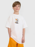T-shirt oversize z nadrukiem chłopięcy
