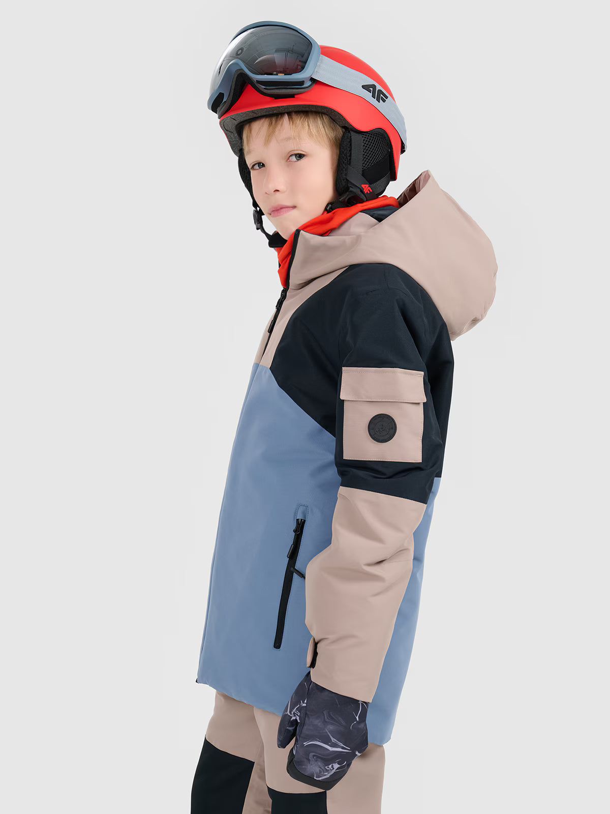 Kurtka snowboardowa membrana 10000 chłopięca