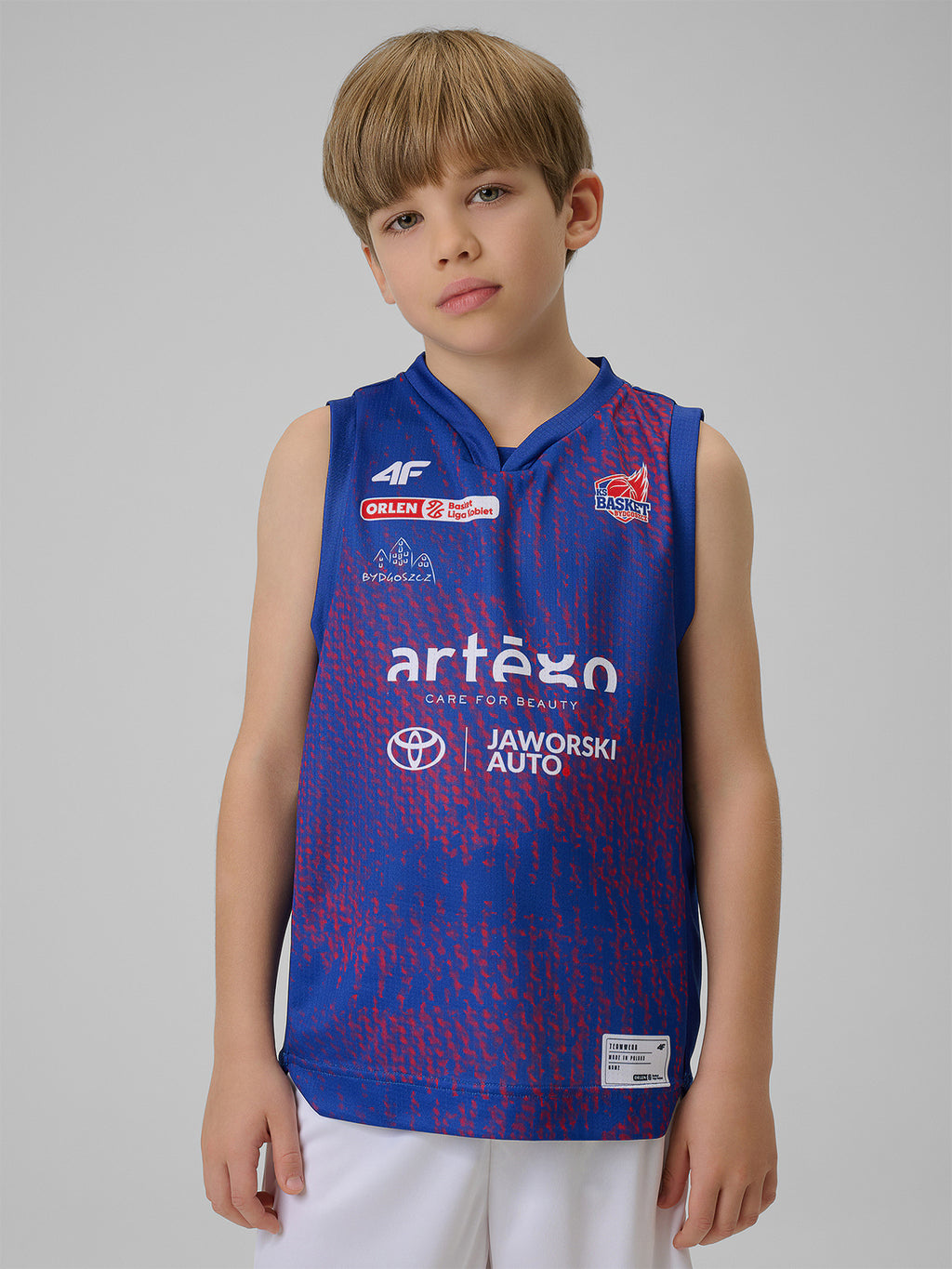 Koszulka meczowa replika wyjazdowa z sezonu 2025/26 dziecięca 4F x KS Basket 25 Bydgoszcz