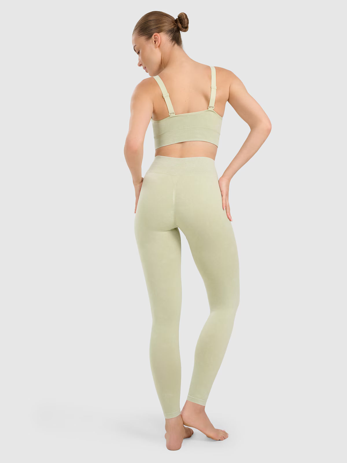 Legginsy do jogi i pilatesu bezszwowe damskie