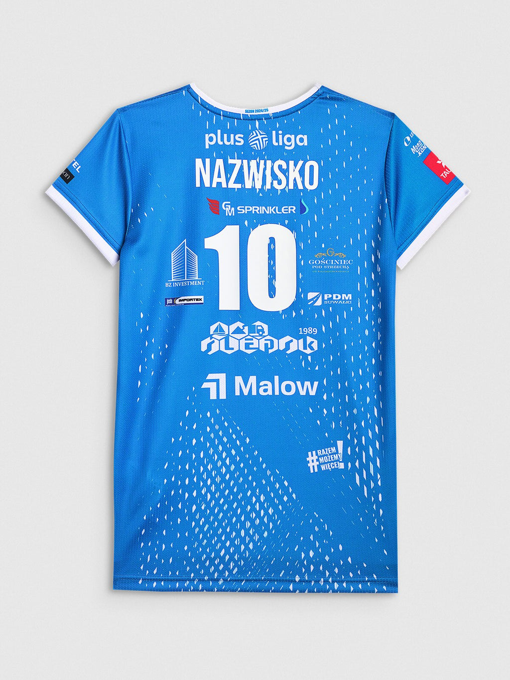 Koszulka meczowa replika domowa z sezonu 2024/2025 dziecięca 4F x Ślepsk Malow Suwałki
