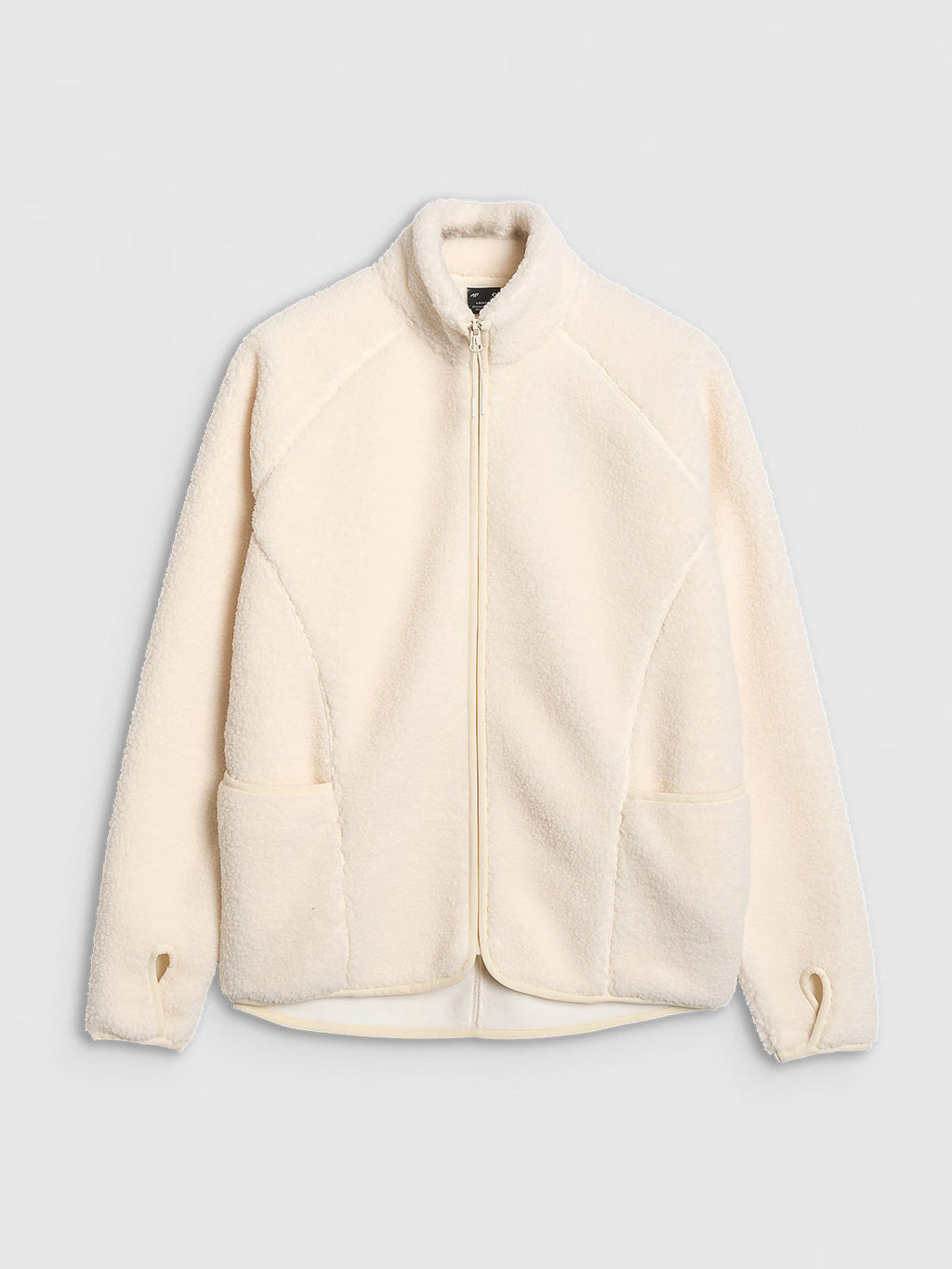 Polar sherpa ze stójką oversize damski