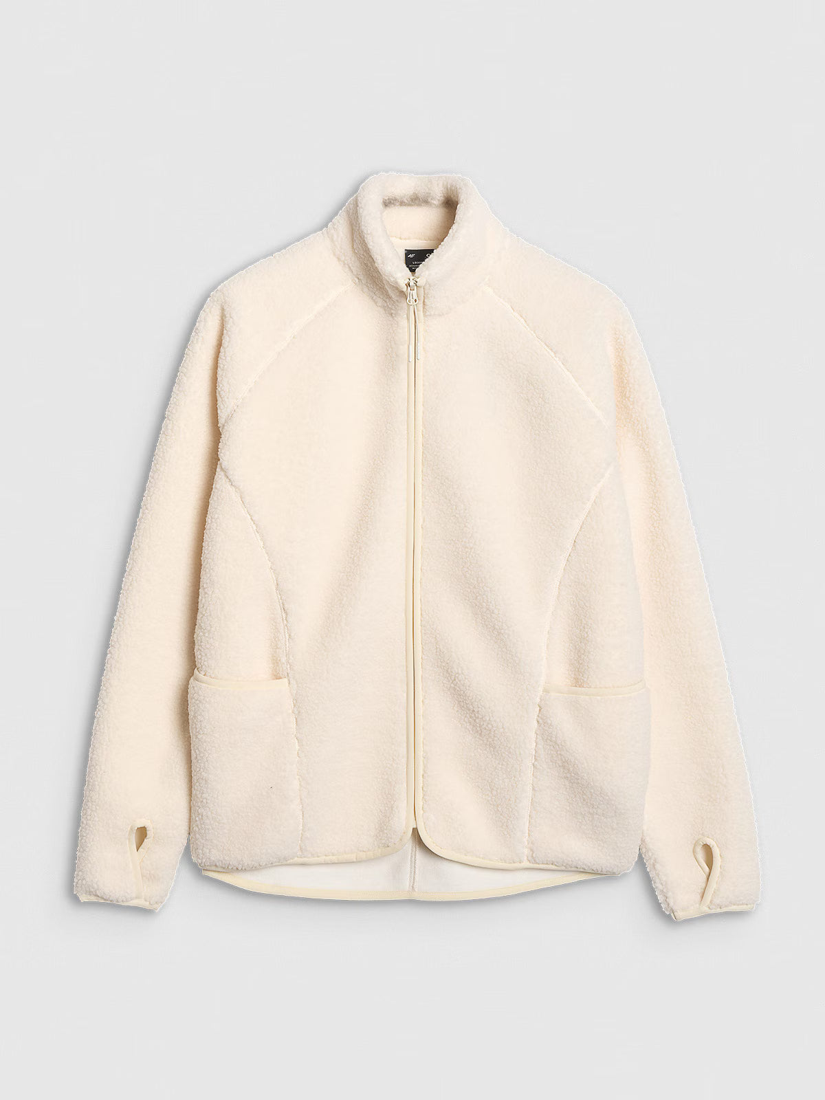 Polar sherpa ze stójką oversize damski