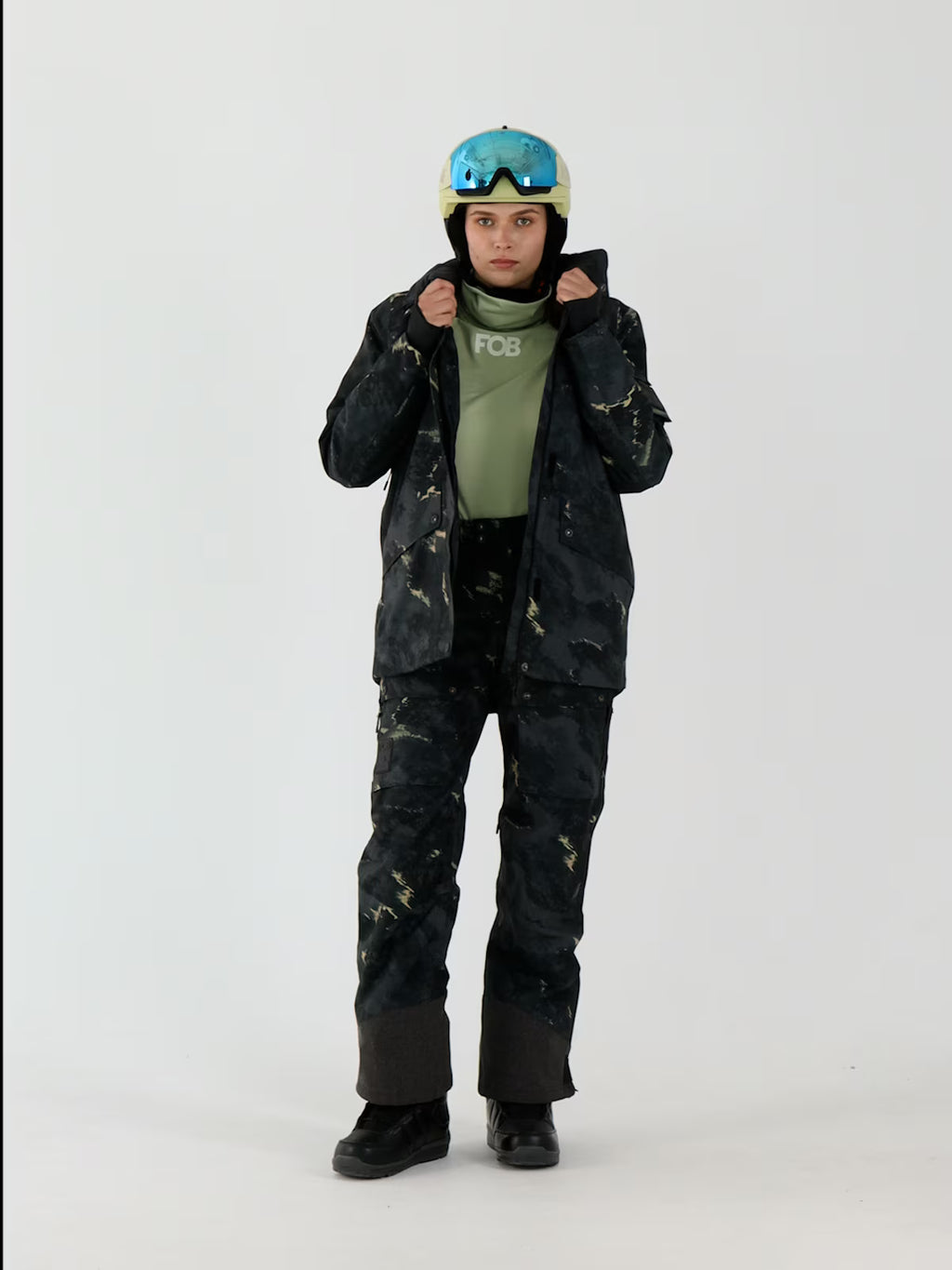 Kurtka snowboardowa membrana 10000 damska