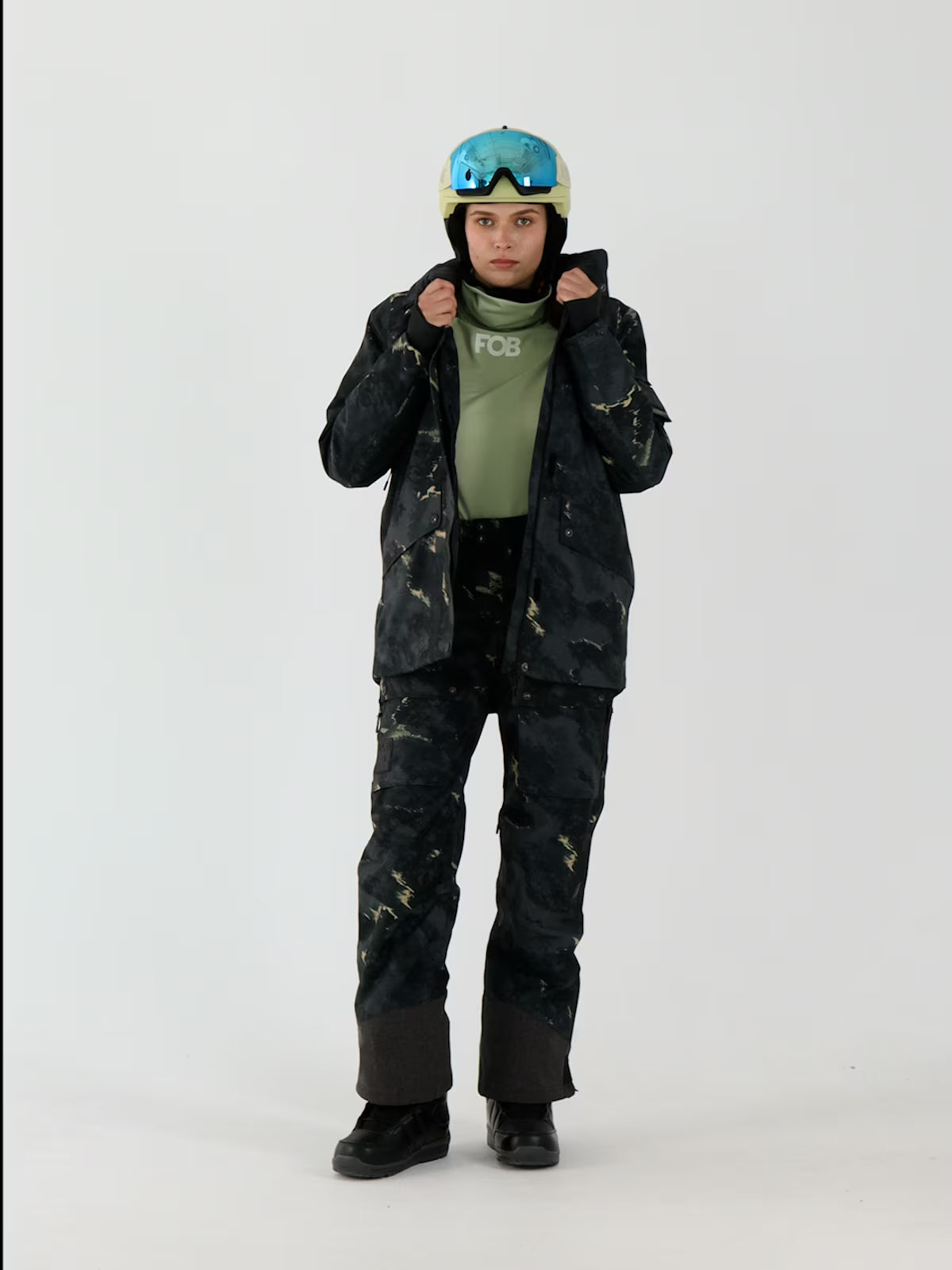 Kurtka snowboardowa membrana 10000 damska